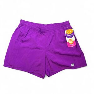 Road Runner Sports Womens Purple Running Shorts Large 5” Inseam 5 Pocket NWT